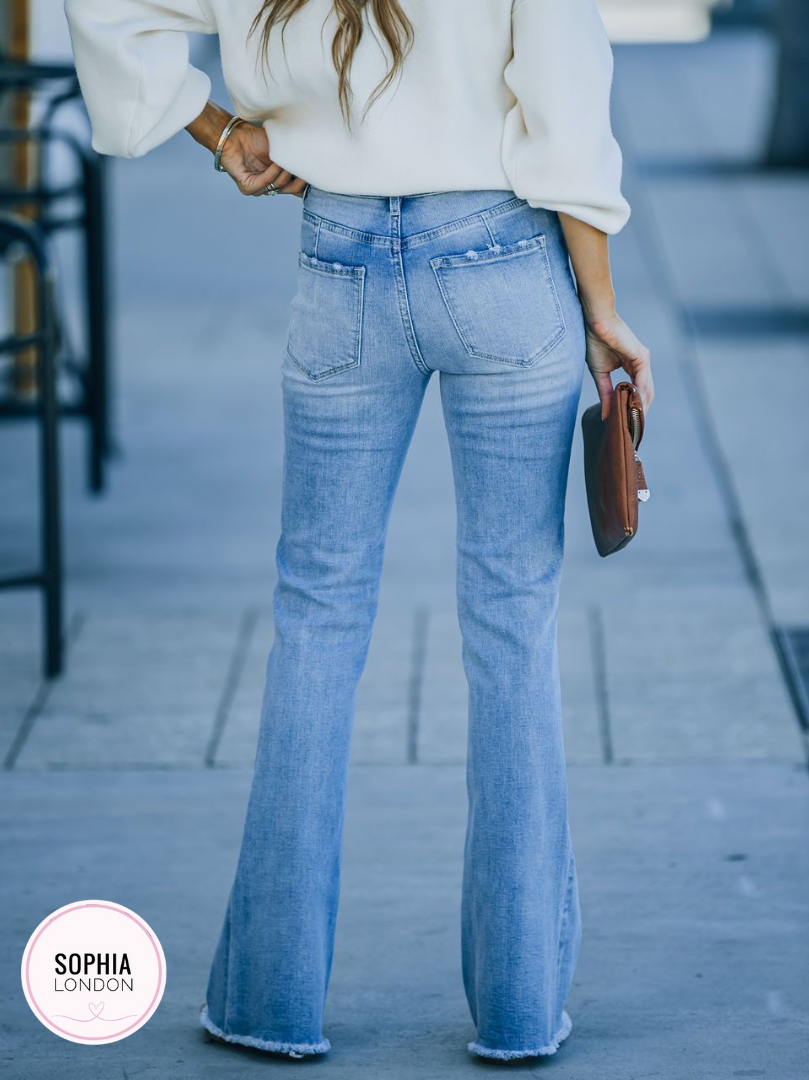 Alice - Wide Leg Stretch Jeans